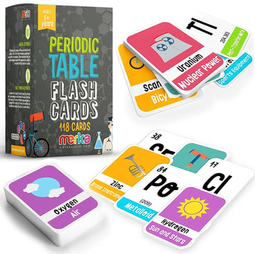 Merka Periodic Table Flashcards, Periodic Table Of Elements For Kids, 118 Flash Cards An Engaging Way To Learn Science And Chemistry, Educational Flashcards, Homeschool Supplies