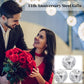 3 Pcs Anniversary For Him Her 11Th Anniversary Steel Gifts Food Decider Couple Gifts For Boyfriend Girlfriend 11 Year Wedding An