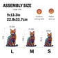 Jigfoxy Wooden Puzzle For Adults, Cat Wooden Jigsaw Puzzles For Adults, Unique Animal Shape Wood Cut Puzzles, Christmas Thanksgiving Gifts For Family Friend Puzzle Lovers(M-11.4 * 7.6In-130Pcs)