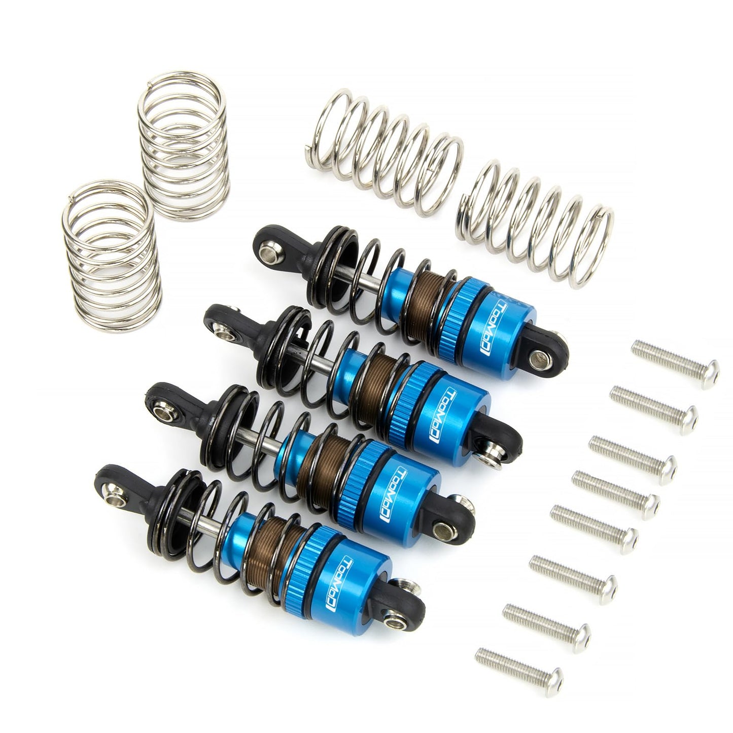 TOOMOD 1/10 55MM RC Oil filled Shock Absorbers kit for Tamiya TT-01 TT-02 WR-02 M05 M06 TA05 1:10 On Road Car Upgrades Replace P