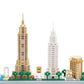 Bidiutoy Architecture New York City, New York Skyline Model Kit, With 3452 Pcs Micro Mini Blocks, Collection Building Set Architectural Model Toys Great Gifts For Kids And Adults