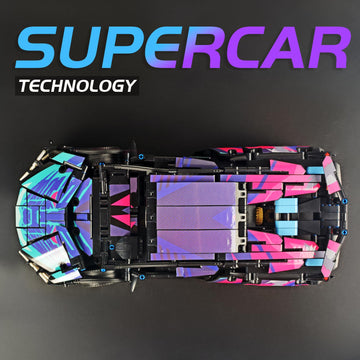 Mocbropcs Stem Building Car, 1:14 Building Blocks And Construction Toy, Collectible Super Technical Lambo Cars, Gifts For 8-16 Y