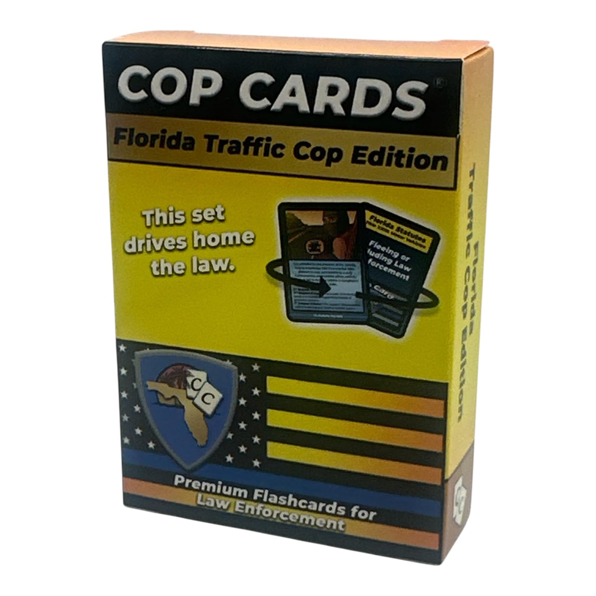 Cop Cards: enhanced Flashcards for Law Enforcement - Learning Aid or Police Gift (Florida Traffic Cop)