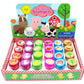 Tiny Mills 24 Pcs plastic, rubber Barnyard Farm Animals Stampers for Kids