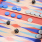 PrintWorks Womens The Art of Backgammon, Red, One Size