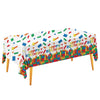 Gatherfun Building Block Party Disposable Tablecloth, Plastic Table Cover For Building Block Themed Party, Kids Birthday Party,