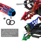 RCMYou Upgrades Part for 1/10 Slash 2WD,Rear Drive Shaft CVD & Front Axles,Alloy Front Rear Suspension Arm,Big Bore RC Shock Abs