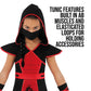 Morph - Ninja Costume For Girls -Girls Ninja Costume -Red Ninja Costume - Girl Ninja Costume- Kids Ninja Costume- Girl Ninja L
