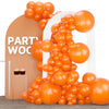 Partywoo Orange Balloons 120 Pcs Orange Balloon Different Sizes Pack Of 18 12 10 5 Inch Pumpkin Balloons Balloon Garland Arch Kit For Thanksgiving Halloween Fall Birthday Party Decorations Orange-Y9