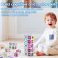 Play Abc Building Blocks For Toddlers 1-3, 28 Pcs Plastic Baby Alphabet Letters Number Stacking Blocks Set, Preschool Learning Educational Montessori Sensory Toys Gifts For Kids Girls Boys