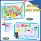 Gifts2U Pretend Play School Sets for Kids - With Teacher Bag, Whiteboard, Learning Clock, Educational Posters and Teaching Toy S