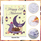 Zhanmai 48 Pcs Ramadan Coloring Book Bulk with Stacking Crayons Ramadan Moon Star Holiday Activity Book Eid Mubarak Coloring Boo
