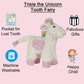 Maison Chic Tooth Fairy Trixie The Unicorn Plush With Lost Pocket