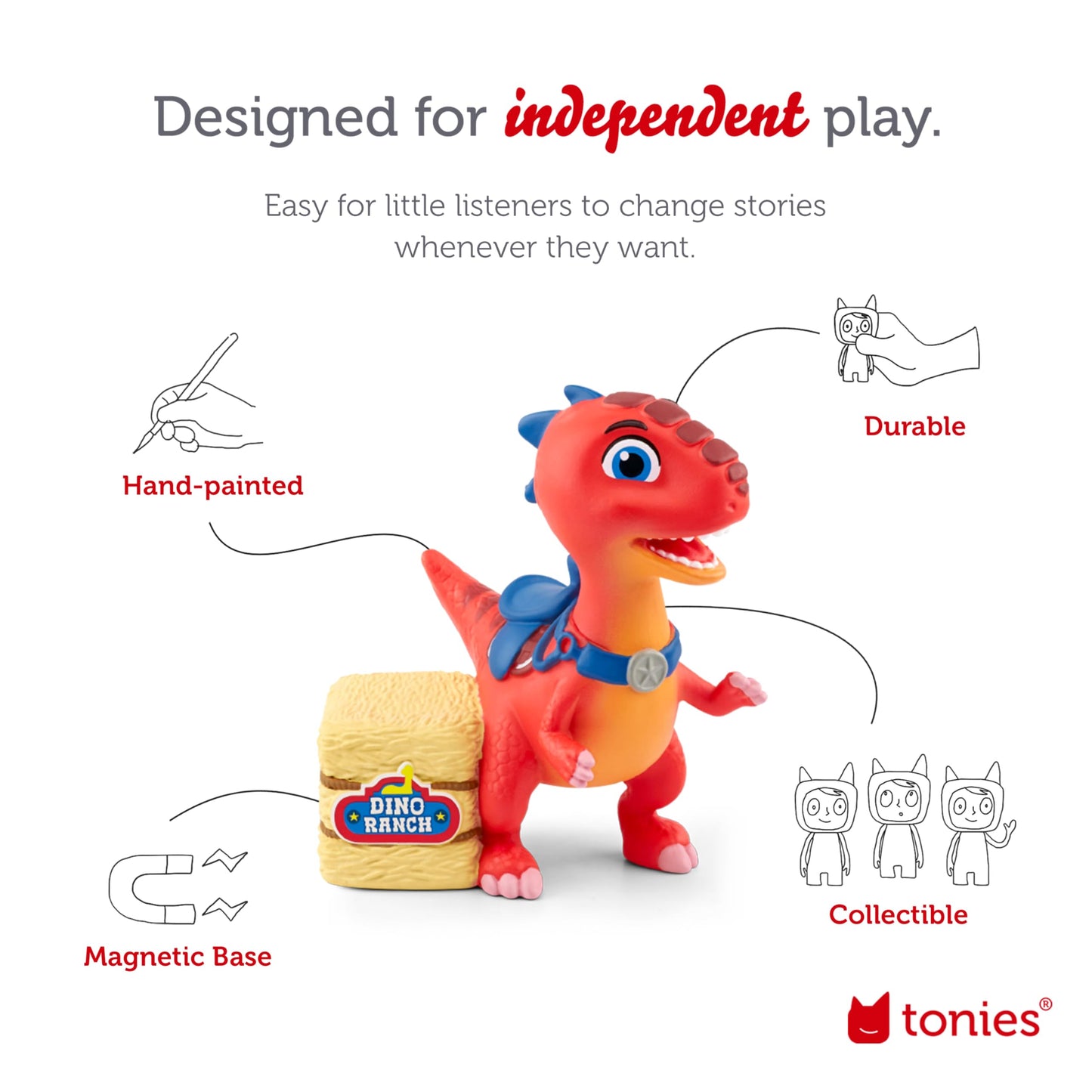 Tonies Blitz Audio Toy Figurine From Dino Ranch