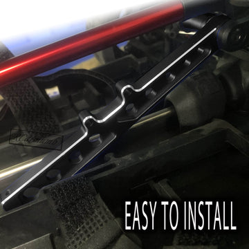 Rcarmumb Alloy Front Rear Chassis Brace Upgrades Part for ARRMA 1/7 Felony 6S BLX,Infraction 6S BLX,Limitless Roller,Aluminum Fr