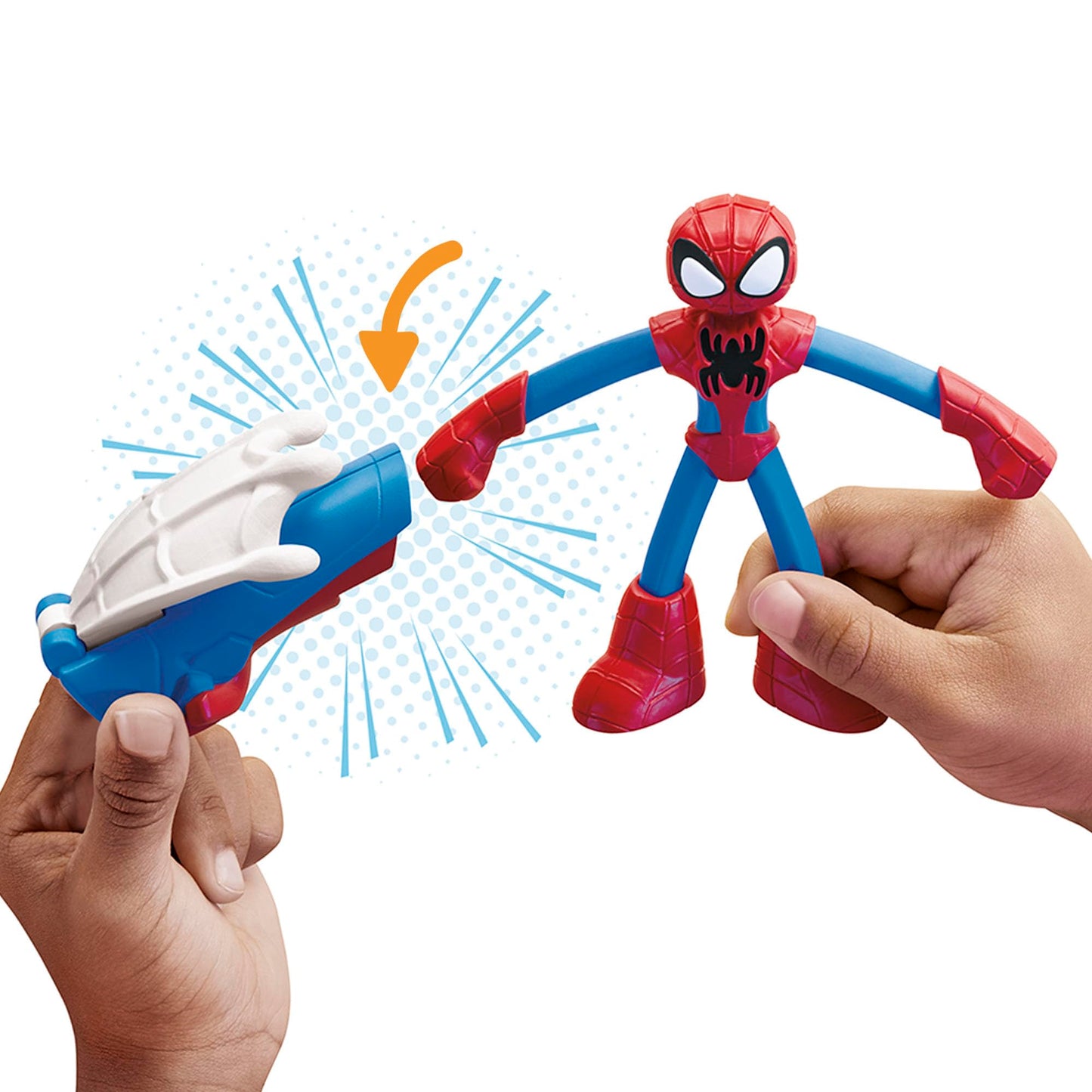 Play-Doh Marvel Spider-Man Thwip Squisher Set with Bendy Action Figure, Imagination Toys for 4 Year Old Boys and Girls and Up