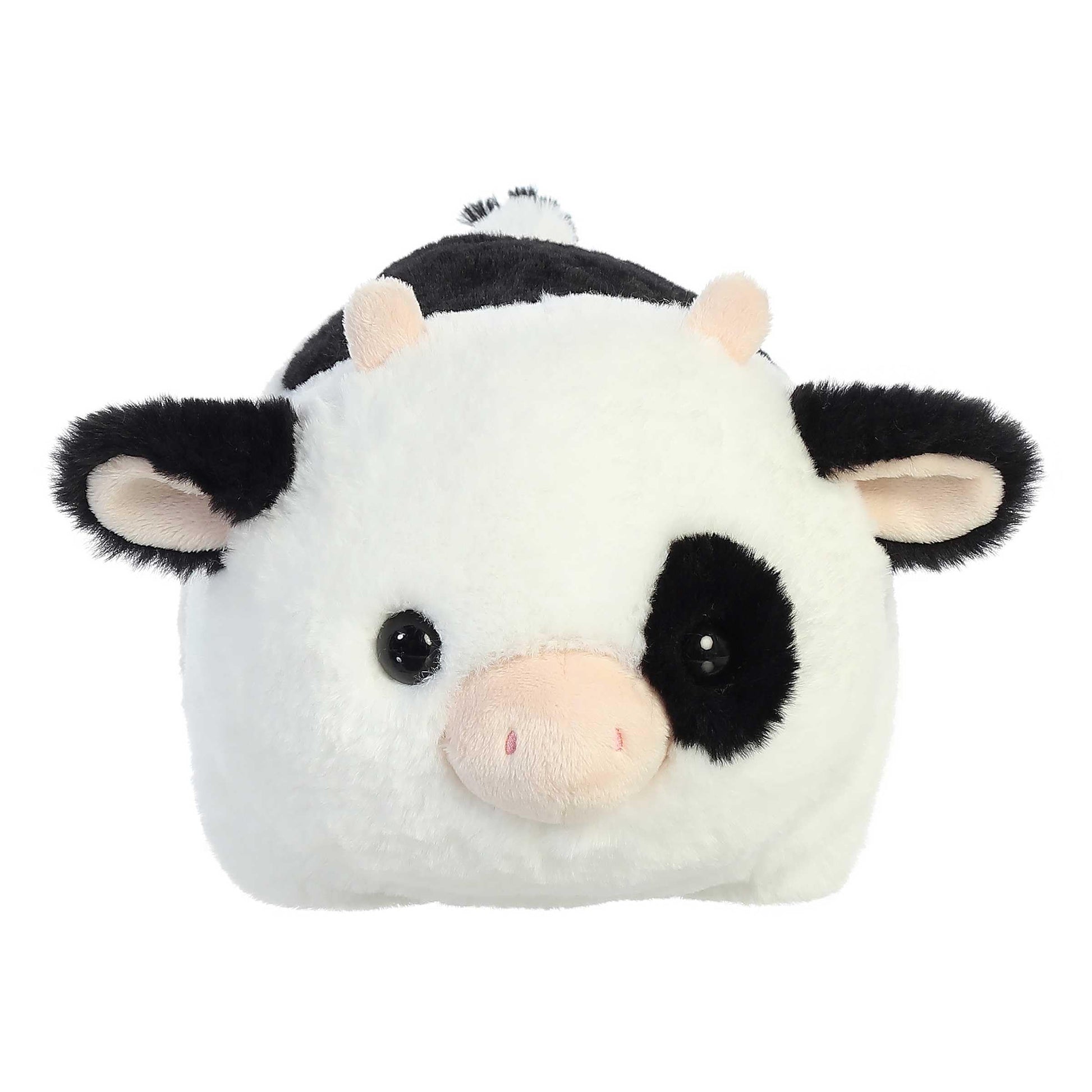 Aurora® Adorable Spudsters™ Tutie Cow Stuffed Animal - Comforting Cuddles - Playful Companions - White 10 Inches