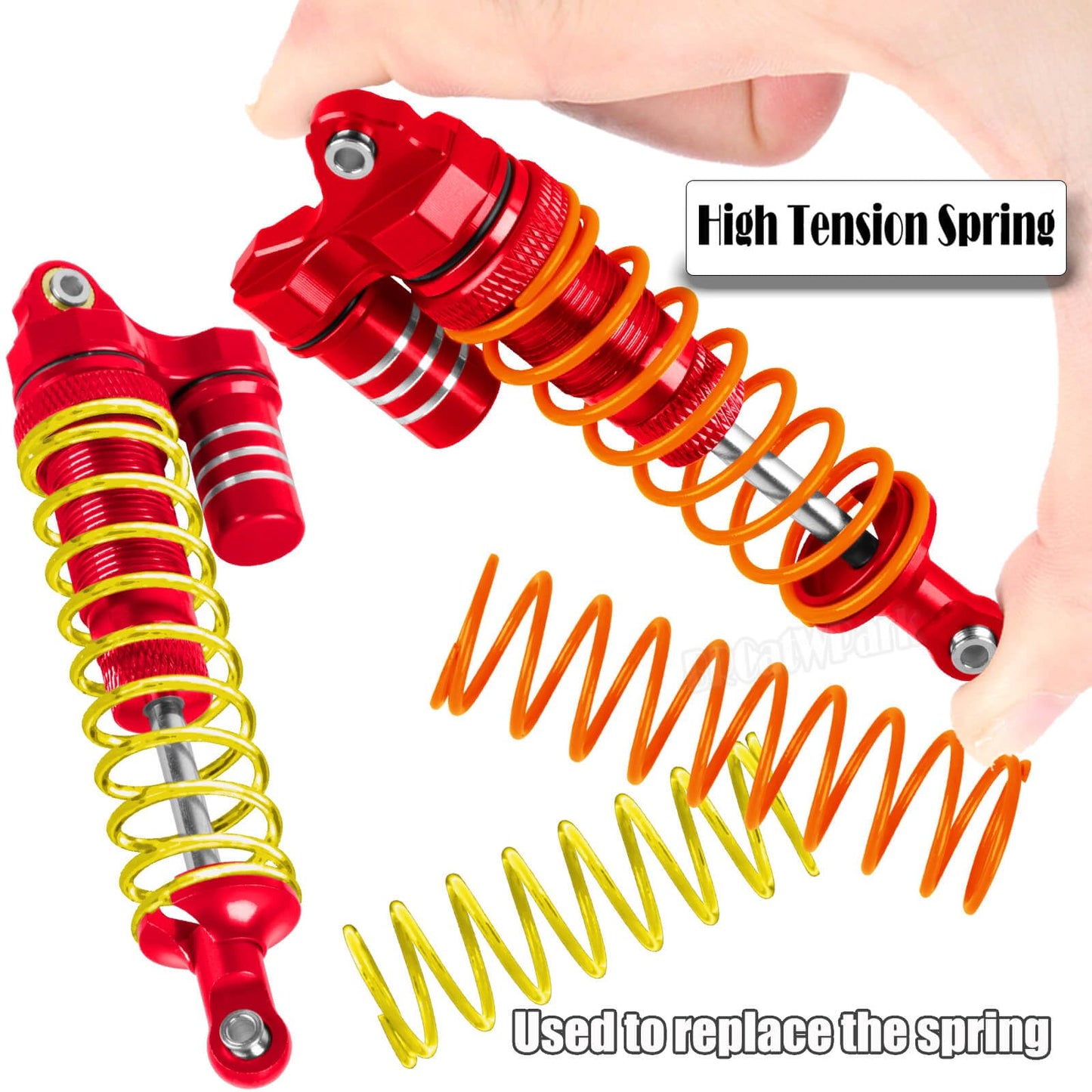 Brcatwpark Big Bore Rc Shock Absorber Upgrades Part For 1/10 Slash 4X4/2Wd(Vxl),Stampede 4X4/2Wd(Vxl),Rustler 4X4/2Wd(Vxl),Bandi