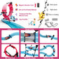 Slot Car Race Track Sets Electric Remote Control Car Track Racing Game Rechargable Magnetic Cars Racing With Hand Controllers Ci