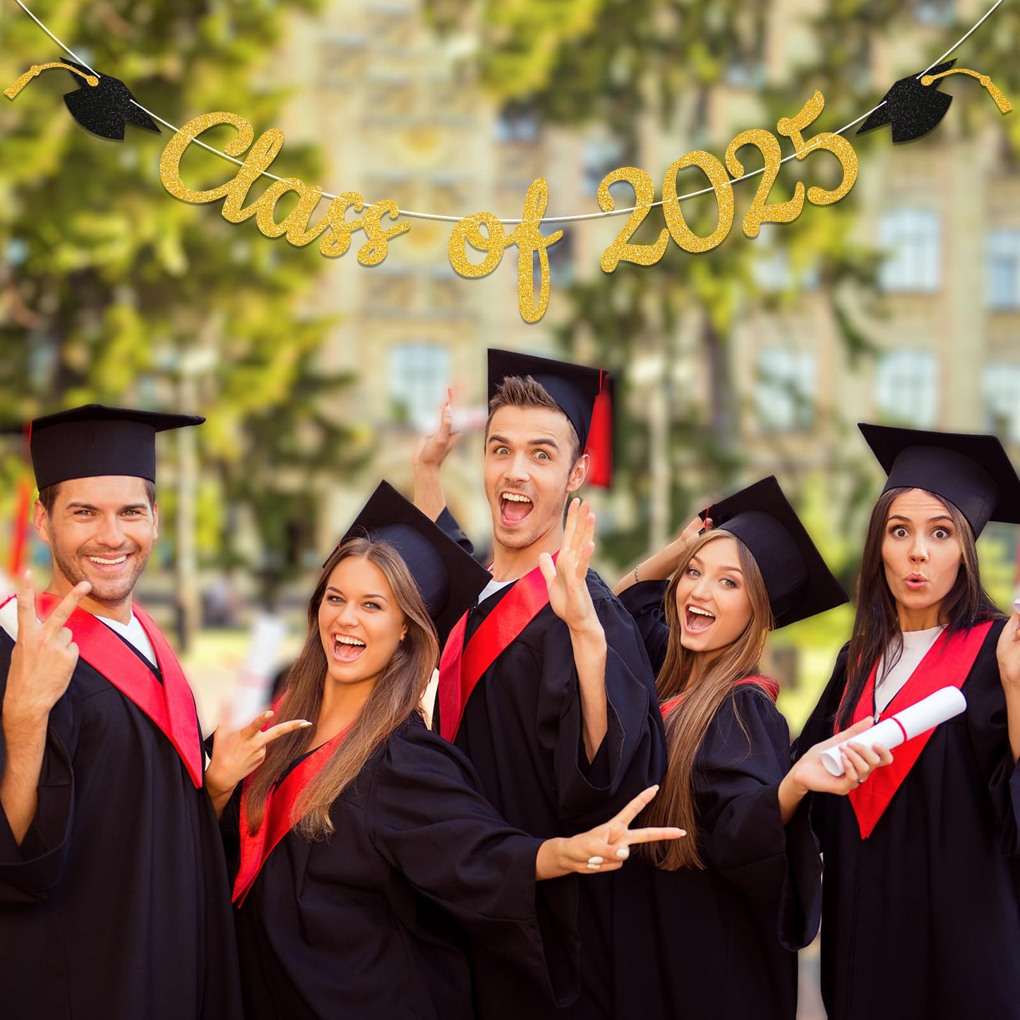 Class Of 2024 Banner - 2024 Graduation Decorations, Congrats Grad Decor, We Are So Proud Of You Banner, 2024 Senior High School