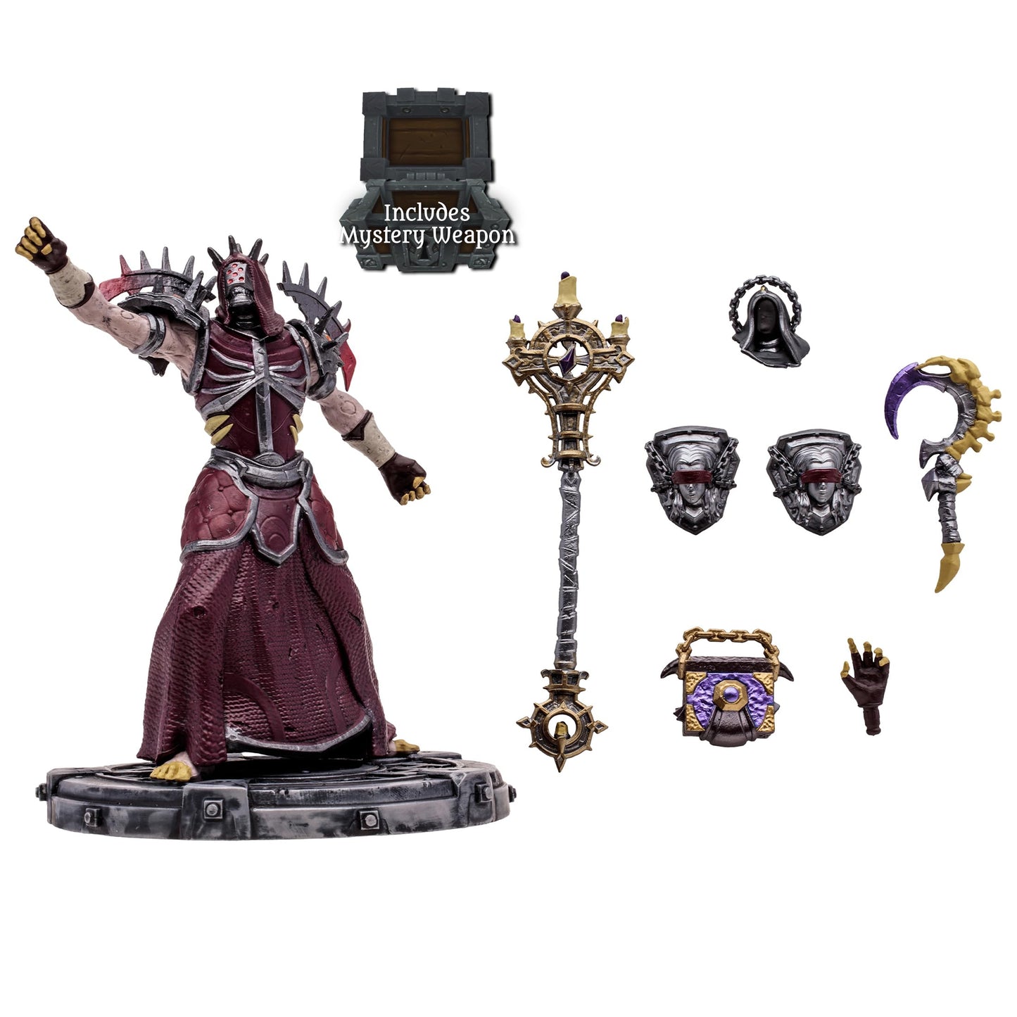 Mcfarlane Toys - World Of Warcraft Undead: Priest/Warlock (Rare) 1:12 Scale Posed Figure