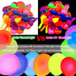 110 Pack Colored Uv Neon Balloons Glow Balloons Neon Party Decorations Glow In The Dark Party Supplies Balloons Black Light Neon