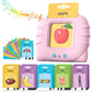 Pink Talking Flash Cards For Toddler 1 2 3 4 Year Olds, Language Learning Toys, Pocket Speech Therapy Toys, Autism Toys, Montess