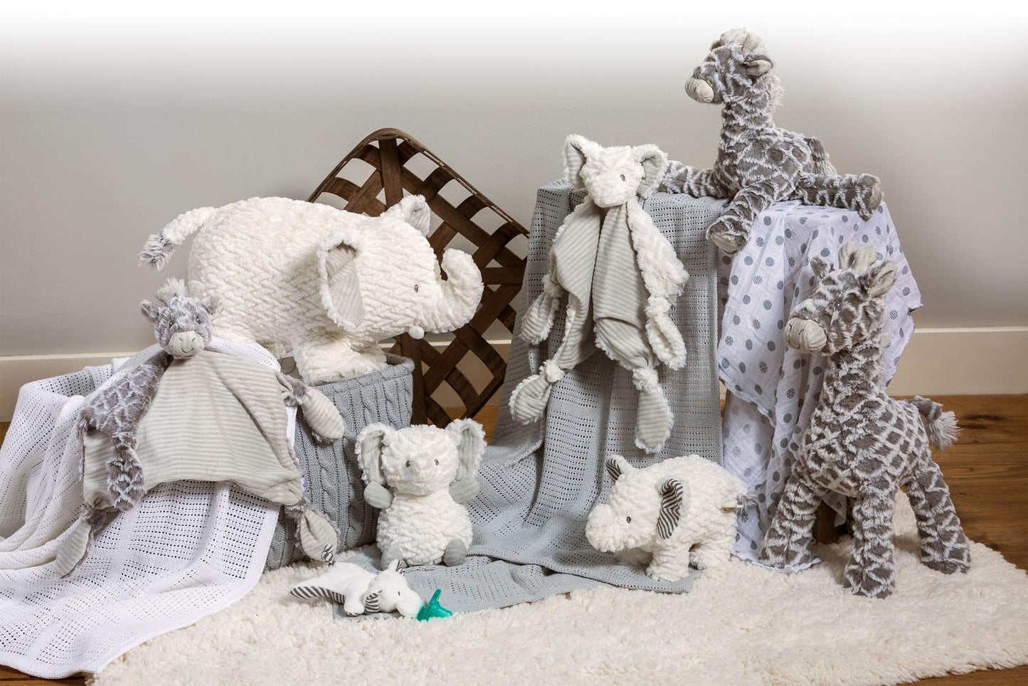 Mary Meyer Afrique Musical Soft Toy Elephant - Fabric, 1 Count, Wind-Up Music