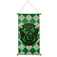 Rubies Slytherin Fabric House Banner, 33" x 16", Officially Licensed, Model 5000025