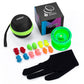 Magicyoyo Responsive Yoyo K1 Plus Glow In The Dark Green Yoyo For Beginner Kids, Plastic Abs Yoyo With Yoyo Glove+Yoyo Bag +12 R