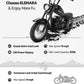 Elemara Electric Dirt Bike, 15 Mph & 150Lb Max, 24V Ride On Toy For Big Kids W/Led Lights & Power Display, Chain-Driven Motor, T
