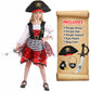 Costumerry Girls Pirate Costume for Halloween Kids Dress Up (9-11Years)