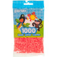 Perler Beads Fuse Beads for Crafts, 1000pcs, Hot Coral Pink