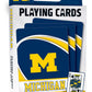 Masterpieces Ncaa Michigan Wolverines Playing Cards, 2.5' X 3.5', 0 Months To 1200 Months