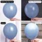 Partywoo Dusty Blue Balloons, 120 Pcs Boho Blue Balloons Different Sizes Pack Of 18 Inch 12 Inch 10 Inch 5 Inch Slate Blue Balloons For Balloon Garland Or Balloon Arch As Party Decorations, Blue-F16