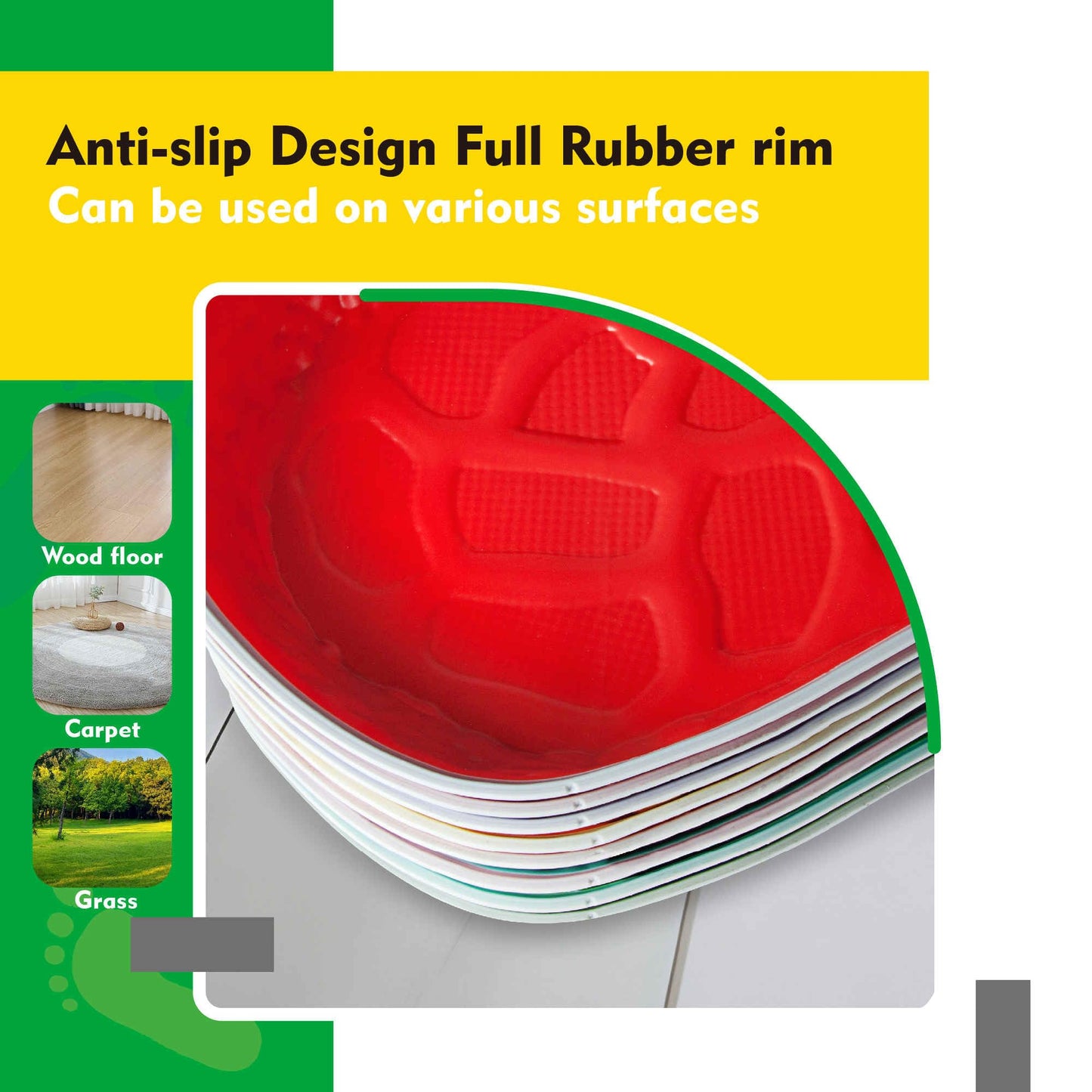 Smartyeen Stepping Stones For Kids,8/12 Pcs Durable Non-Slip Balance Stones Indoor Outdoor Toys For Toddlers Develope Kids Balan