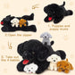 Muiteiur 5 Pcs Dog Stuffed Animal Set  Black Lab Stuffed Animal with Red Tongue  Labrador Puppy Plush Toys  Gift for Birthday Theme Praty