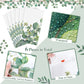 Remagr 6 Pcs Sage Green Tablecloth Plastic Eucalyptus Leaf Table Cover Rectangle Disposable Table Cloth for Bridal Baby Shower B