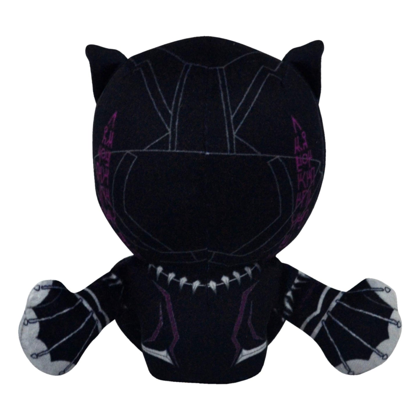 Bleacher Creatures Black Panther Plush Toy - 8" Soft Chibi Kuricha, Crystal Velboa Polyester
