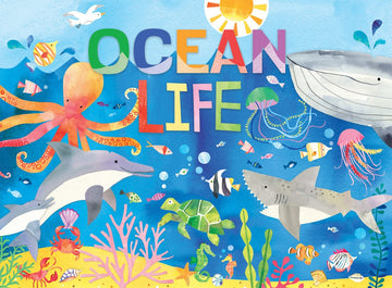 MasterPieces 24 Piece Jigsaw Puzzle for Kids - Ocean Life - 19x14
