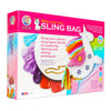 RATNAS Make Your Own Unicorn Sling Bag DIY Kit, Fun Mess Free Sewing Art and Craft Kit for Kids Ages 6+