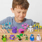 12 In 1 Singing Monster Figures Building Set, Wubbox Monsters Action Figure Game Toy Collectible Decoration Building Toy Compati