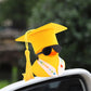 Wonuu Mini Graduation Rubber Duck With Stole Sash Sunglasses Graduate Hat, Funny Graduation Gifts Rubber Ducks Graduation Rubber