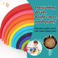 Montessori Rainbow Arch Building Blocks - 12-Piece Creative Stacking Toy for Kids, Multifunctional Educational Playset for Fine