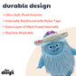 Huxley & Kent For Dogs | Everest Shaggy Yeti (Small) | Holiday Christmas Power Plush Dog Toy With Squeaker | Funny Dog Gift | Fu