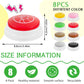 Syhood 8 Pcs Animal Sounds Buzzers For Trivia Games Family Feud Buzzer With Lights And Sounds Answer Buttons For Classroom, Quizzes Party, Buttons For Adults Teacher Game Show Supplies(Classic Style)
