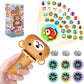 Kids Flashlight Color Projector With 48 Patterns , Include Dinosaurs, Vehicles, Animals, 26 Letter Educational Learning Projecto