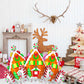 Hadckja Candy House Balloons Christmas Balloons Candy House Foil Balloons For Christmas-Themed Party Birthday Party Supplies Dec