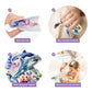 Chefan Ocean Animal Felt Board Story Pieces, Flannel Under The Sea Figure Precut Graph Marine Animals Themed Toy For Preschool S