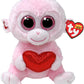 Ty Beanie Boo Gigi - Valentine Monkey - 6''